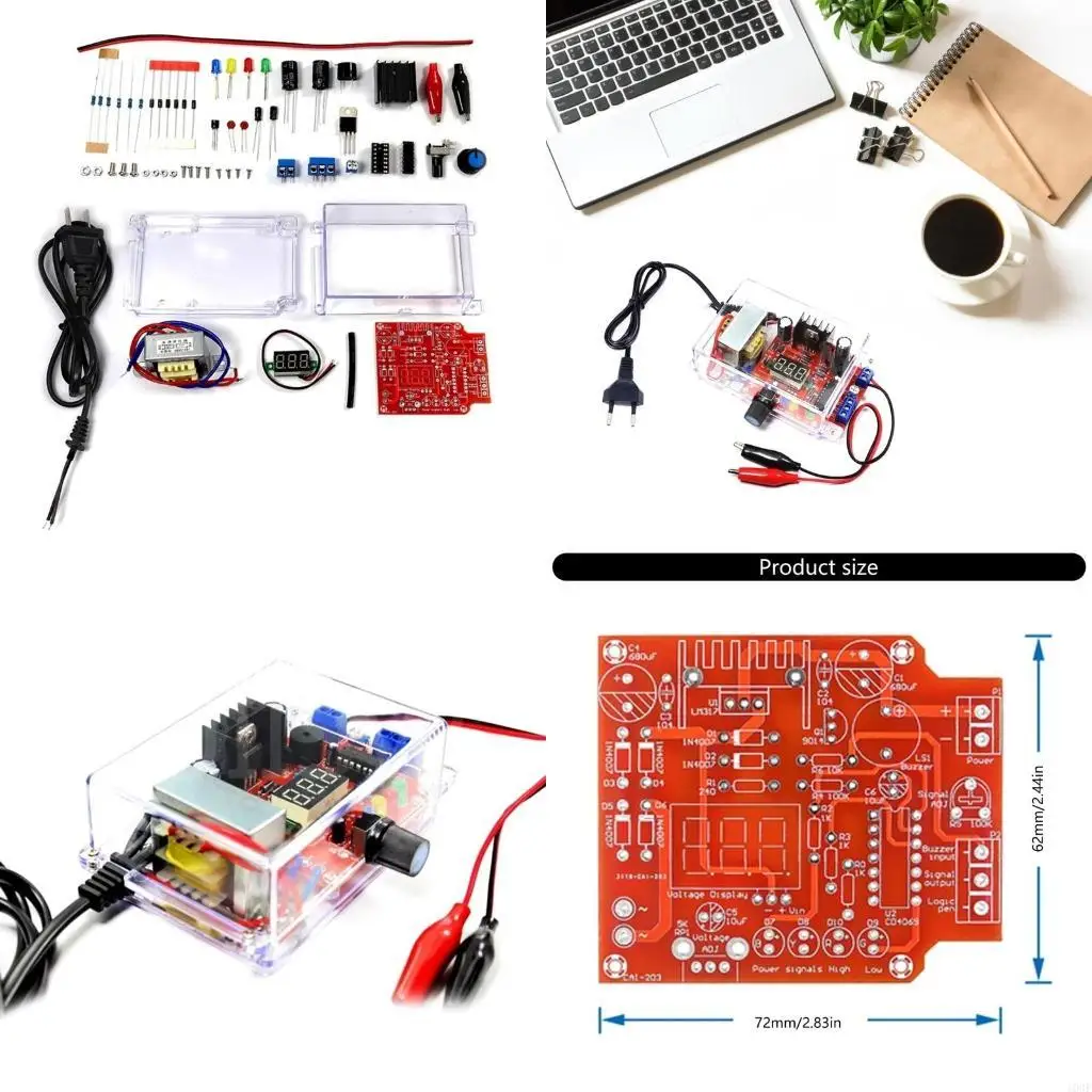 103F LM317 Adjustable Voltages Stabilizing Electronic Power Supply Manufacturing Parts Multifunctional Welding Training