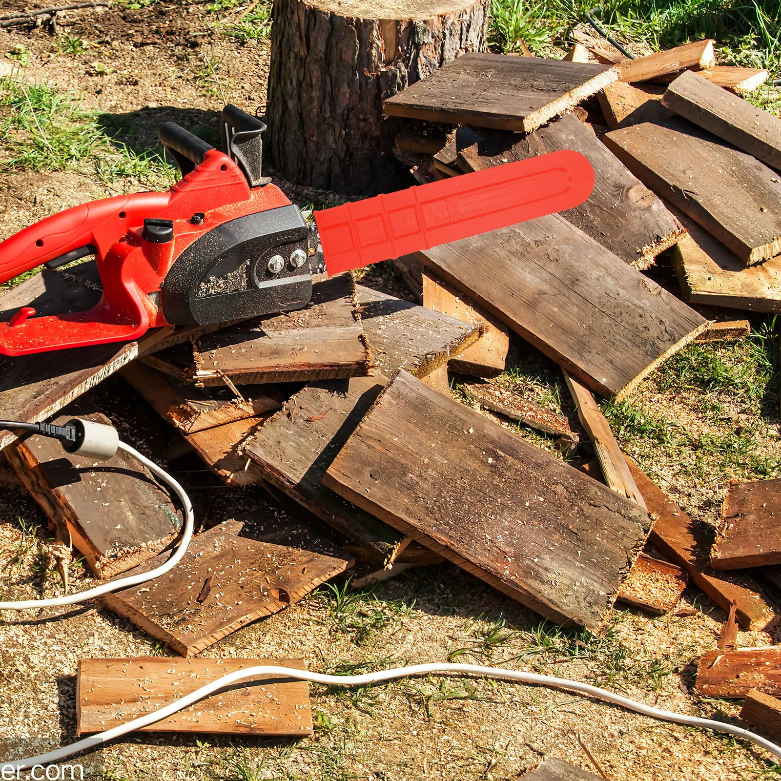 

8 шт., защитный чехол для бензопилы, рукав для электрической пилы, безопасный чехол, прочный пластиковый инструмент для хранения, аксессуары