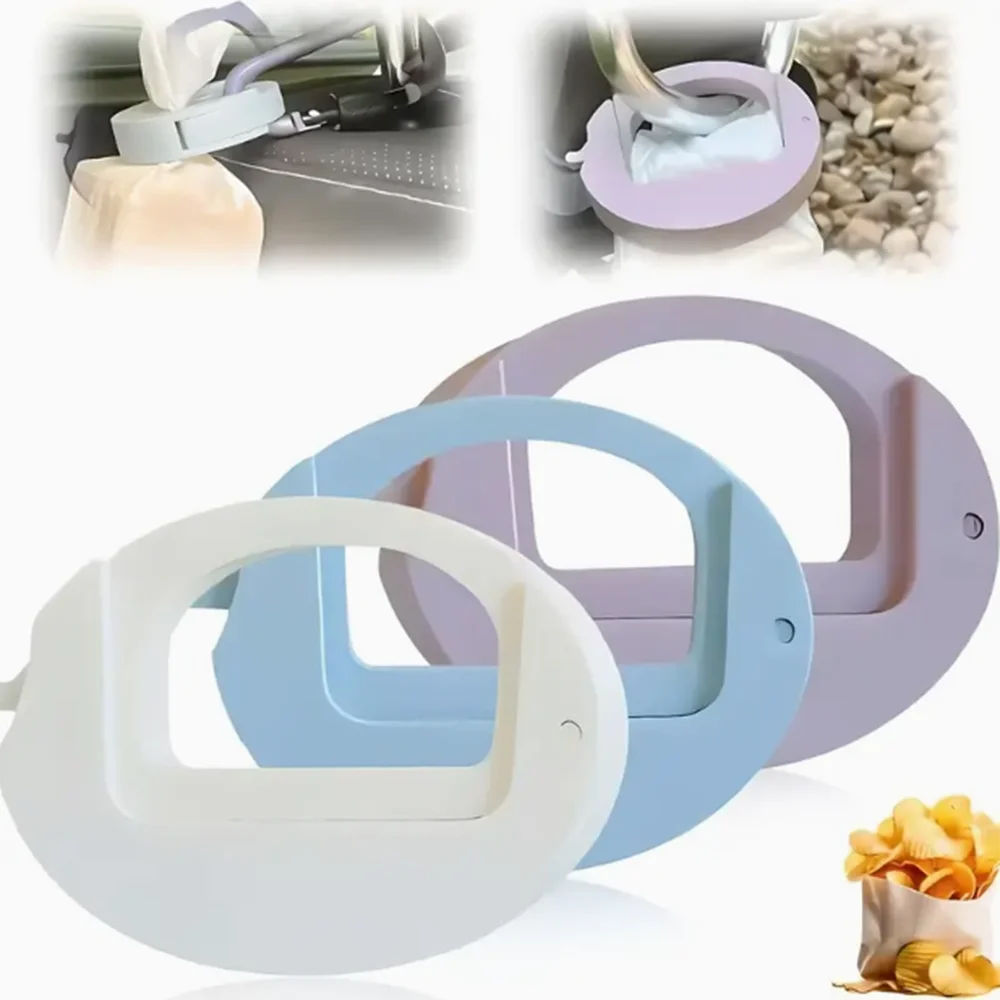 Clips magnéticos reutilizables para sellar alimentos, ideales para patatas fritas, aperitivos, granos, pan, alimentos congelados, selladores de bolsas duraderos con mango de gancho