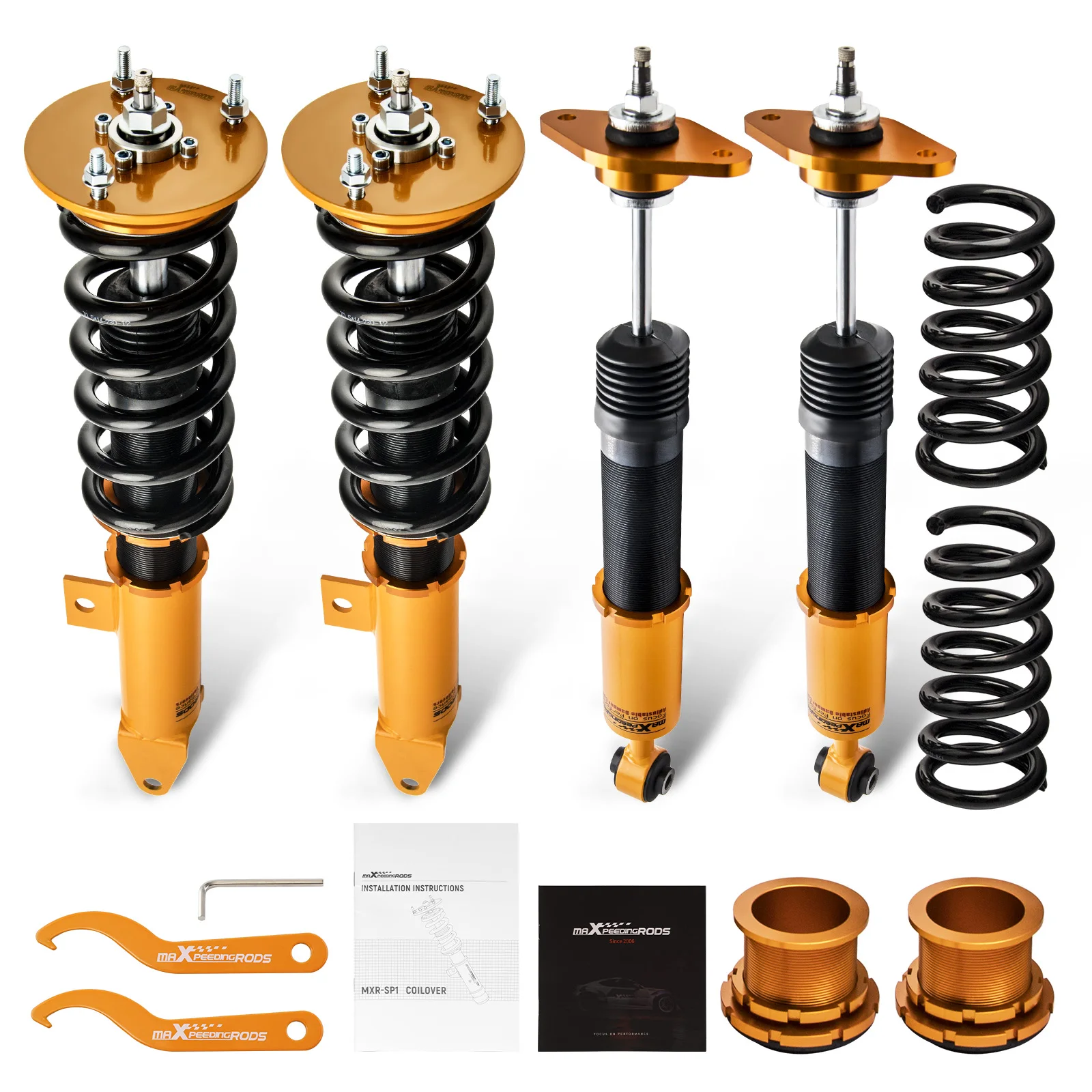24 Way Adjustable Coilovers Lowering Kit for DODGE CHARGER RWD 06-10