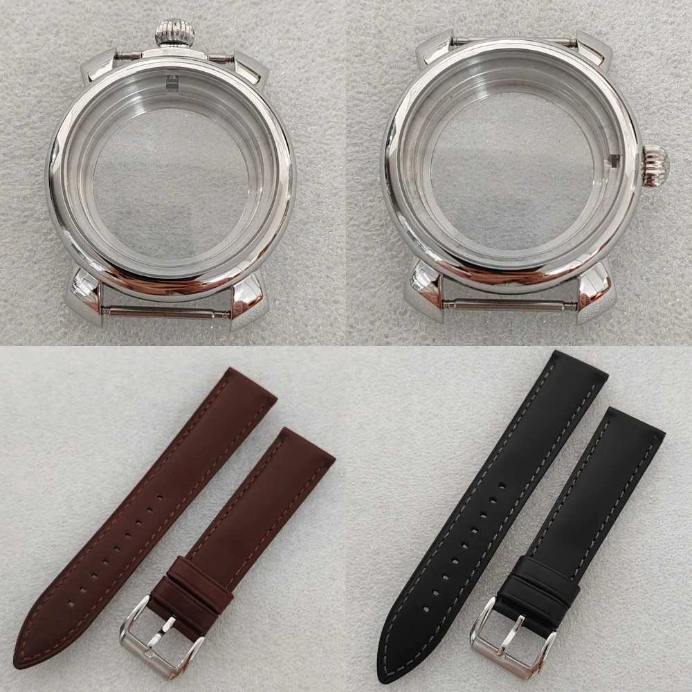 

40mm Watch Case 12 Point and 3 Point Handles Stainless Steel Case Suitable for 33.2mm Dial Watch Accessory for NH35 Movement