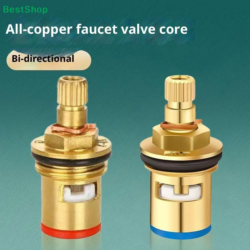 

Цельномедный картридж для смесителя | Двунаправленный латунный картридж для замены в смесителях для ванной/кухни