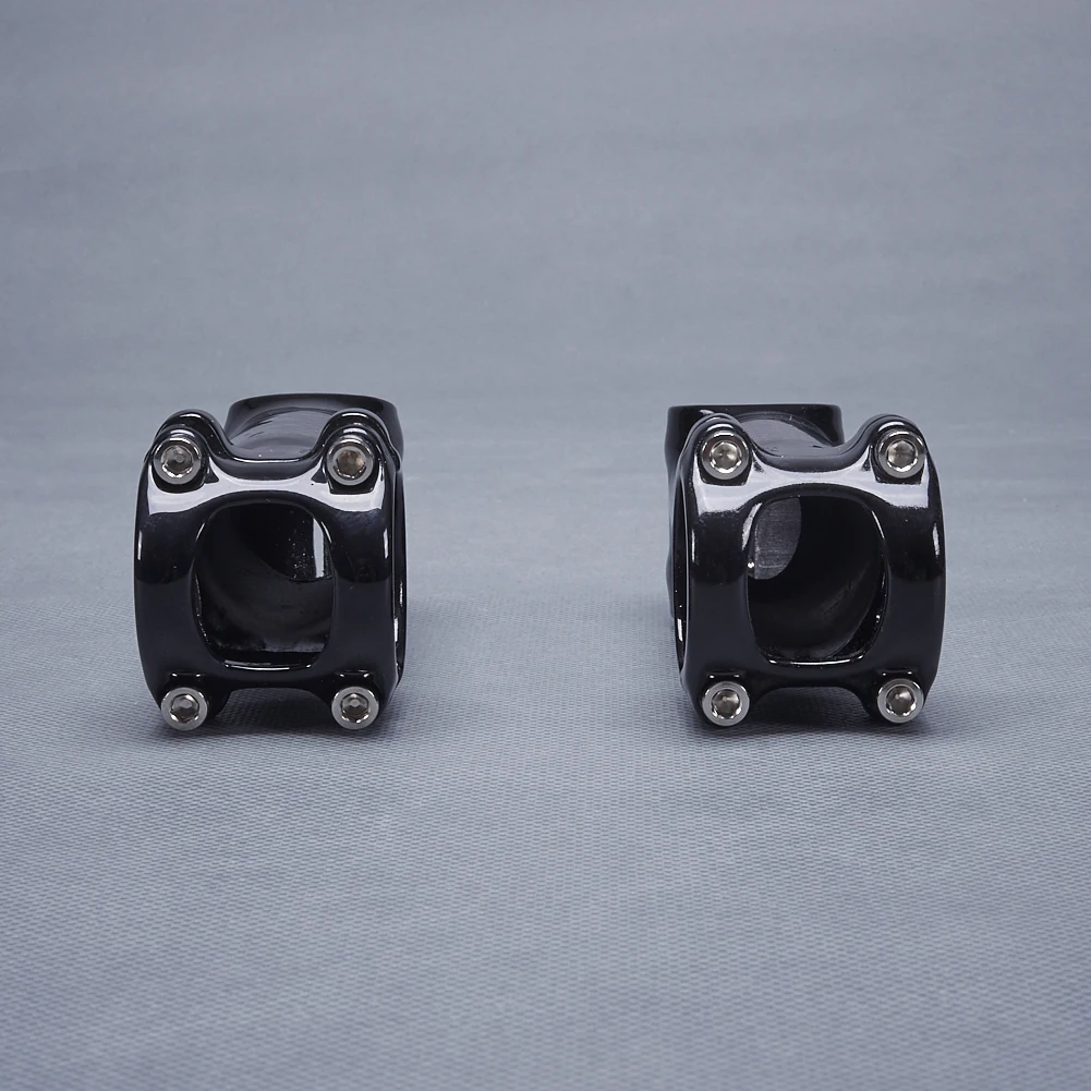 Bicycle Stem MTB Road Bike Handlebar Stem 28.6-31.8mm Aluminum+Carbon Stem 60/70/80/90/100/110/120mm Angle 6/17 Degrees