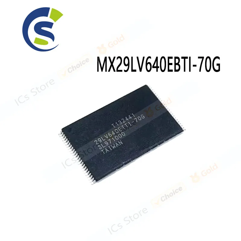 1pcs MX29LV640EBTI 64M-BIT [8M x 8/4M x 16] SINGLE VOLTAGE 3V TS0P-48 MX29LV640EBTI-70G