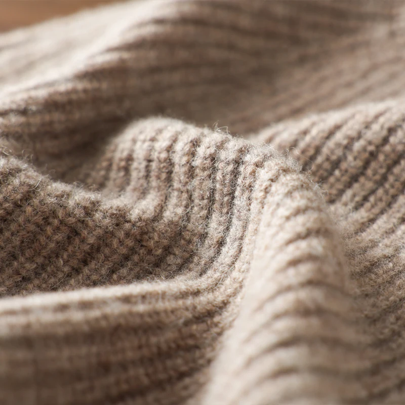 여성용 100% 순수 캐시미어 리브 니트 비니 겨울 따뜻하고 부드러운 스타일리시 다용도 가벼운 탄력성 있는 추운 날씨 액세서리