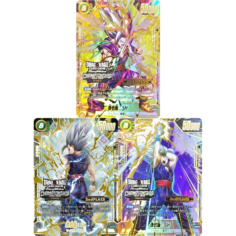 

Коллекционные карточки Dragon Ball DIY 2025-2026 CHAMPIONSHIP Son Gohan CHAMPION JPN, высококачественные самодельные игровые карты, подарок, игрушка