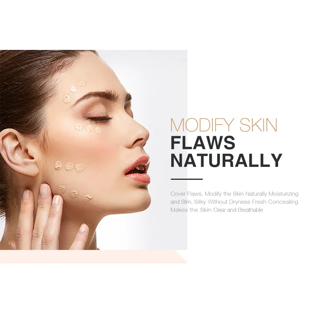 O.TWO.O maquillage visage correcteur couverture complète longue durée imperméable liquide Base yeux cernes correcteur