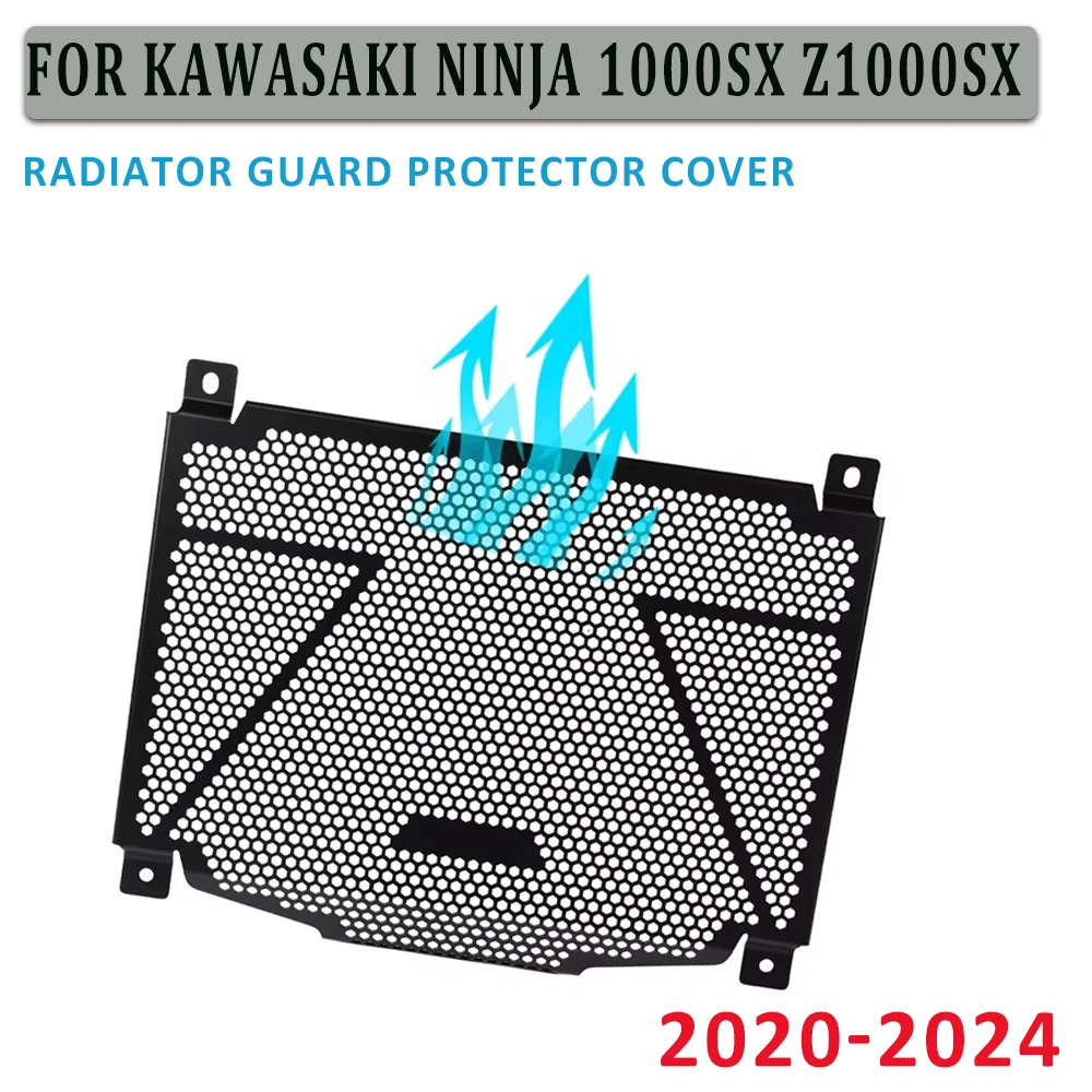 

Motorcycle Radiator Guard Grille Cover Protector For KAWASAKI NINJA 1000SX Z1000SX Z 1000 Z1000 SX 2020 - 2024 2023 Accessories