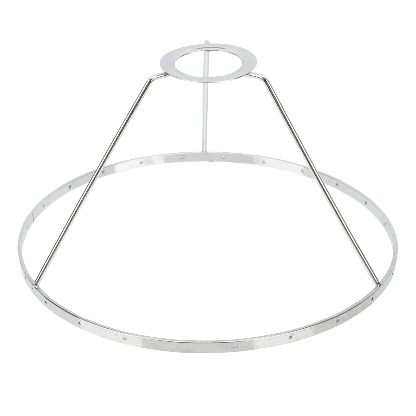 

Sturdy Iron Lampshade Frame Accessory For Diy Table Lamp Chandelier Durable Anti-Rust Light Bracket Holder Smooth Surface