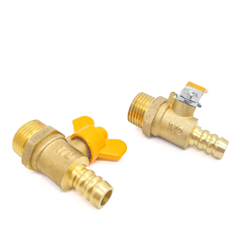 

Латунный запорный шаровой кран с внутренней резьбой, двухходовой латунный запорный шаровой кран с ручкой-бабочкой для топлива, газа, воды, масла, воздуха