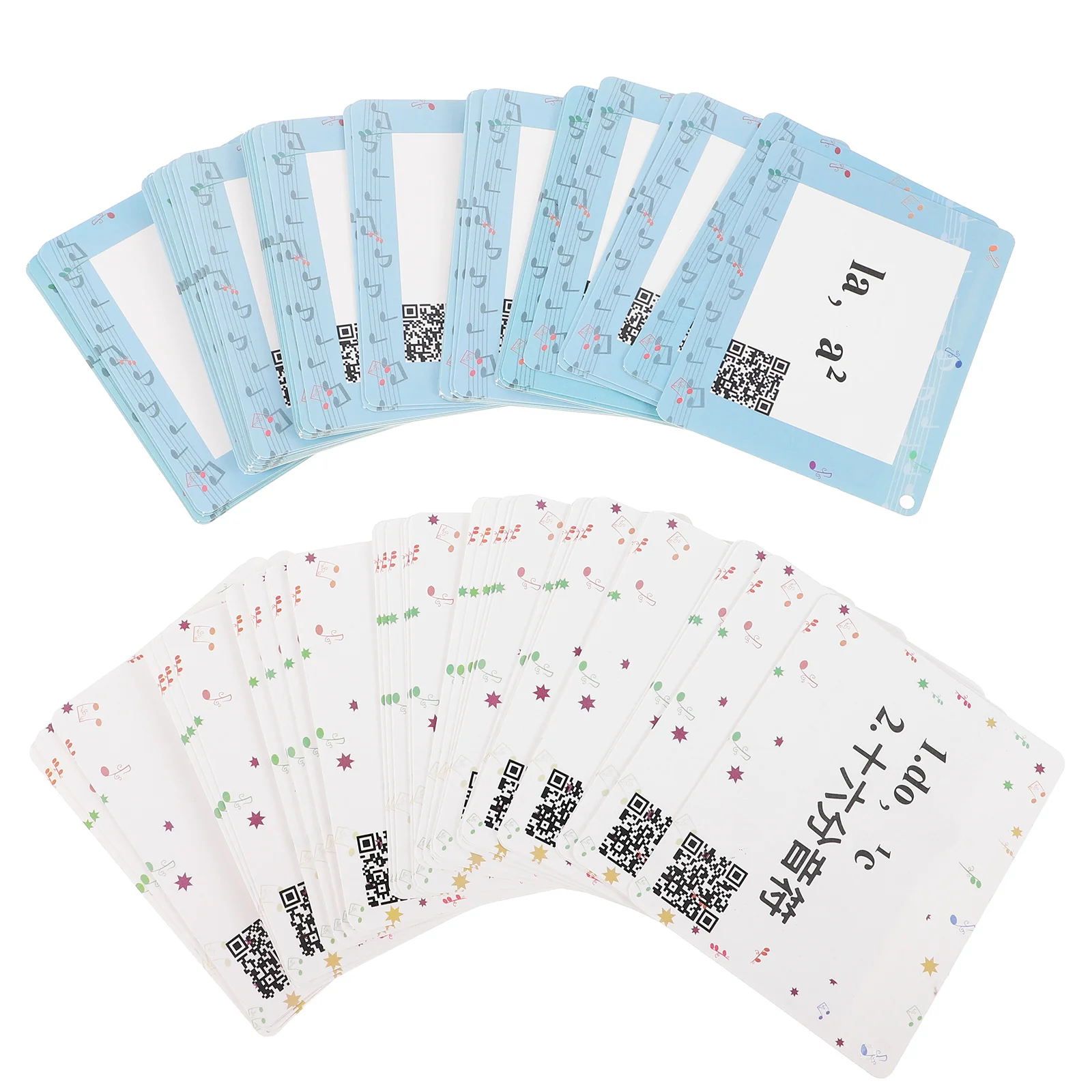 80 pezzi di carte per l'educazione musicale Flashcard per notazione musicale per pianoforte Violino Principianti Studio a casa Pratica Flashcard per pianoforte da viaggio