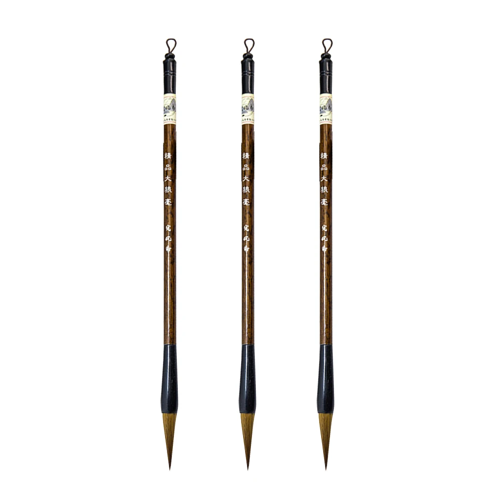 3 قطعة مجموعة فرشاة الخط الصيني مرنة ماصة للماء فرش فنية ل سومي اللوحة زهرة الطيور رسم ابن عرس أقلام الشعر #5