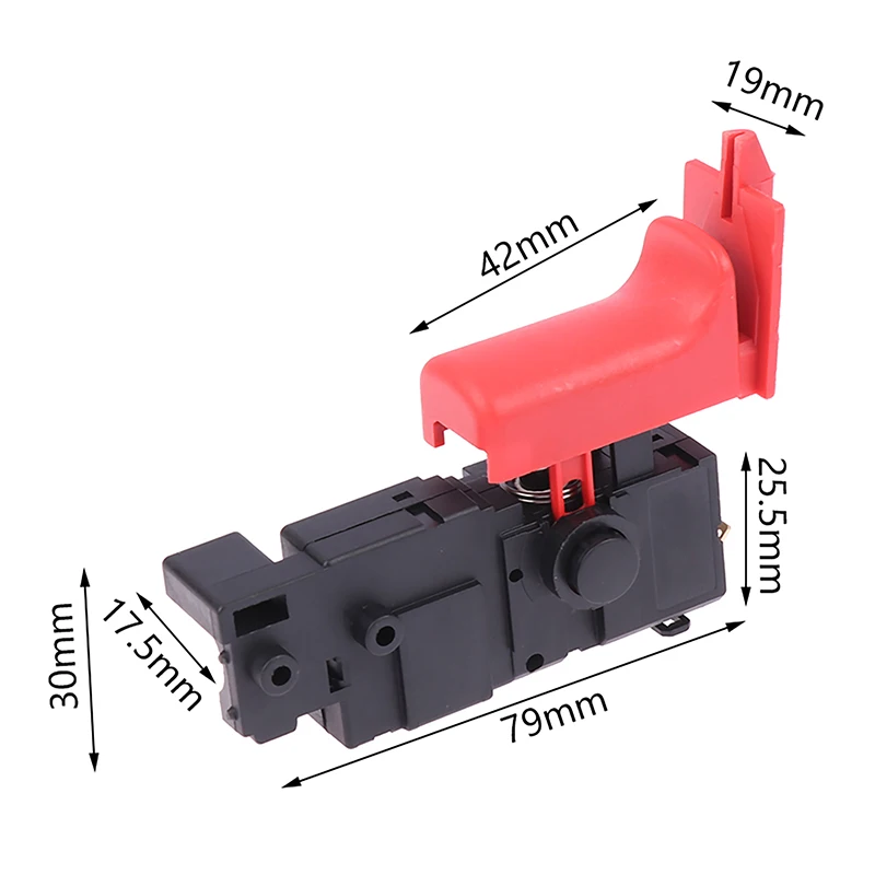 Para GBH2-26DE GBH2-26DFR GBH2-26E GBH2-26DRE taladro de impacto luz martillo rotativo interruptor accesorios reemplazo