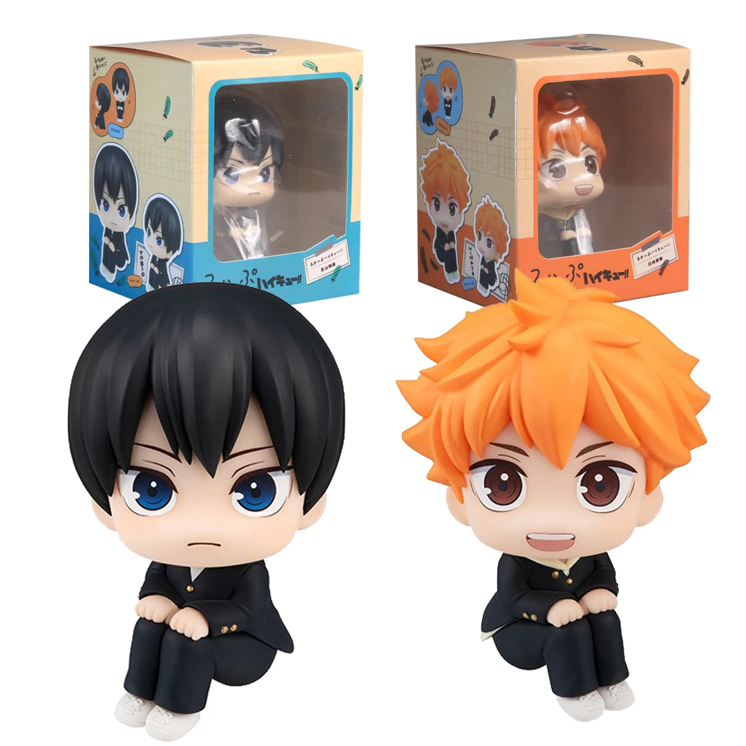 Figure Anime Haikyuu Shoyo Hinata Action Figures PVC Tobio Kageyama Giocattoli per bambini Collezionista Haikyu Modello Regali di compleanno