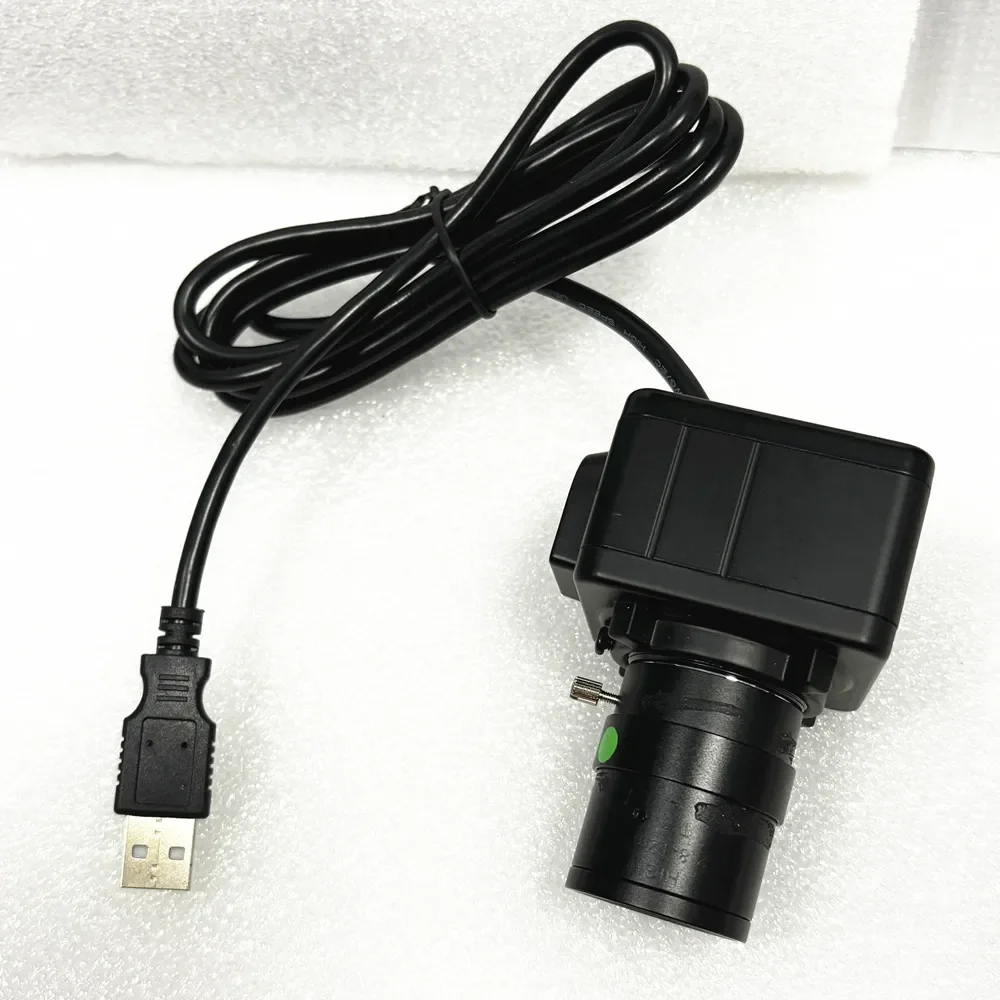 كاميرا ويب USB 8MP 4K IMX415 مع عدسة Varifocal CS 5-50 مم 2MP صندوق صغير كاميرا USB صناعية OTG UVC متوافقة مع التوصيل والتشغيل