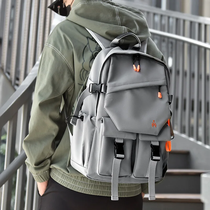 

Oxford Backpack USB Charging Laptop Bag Water Resistant Business Casual Travel Large Capacity Multi-pocket School Daily