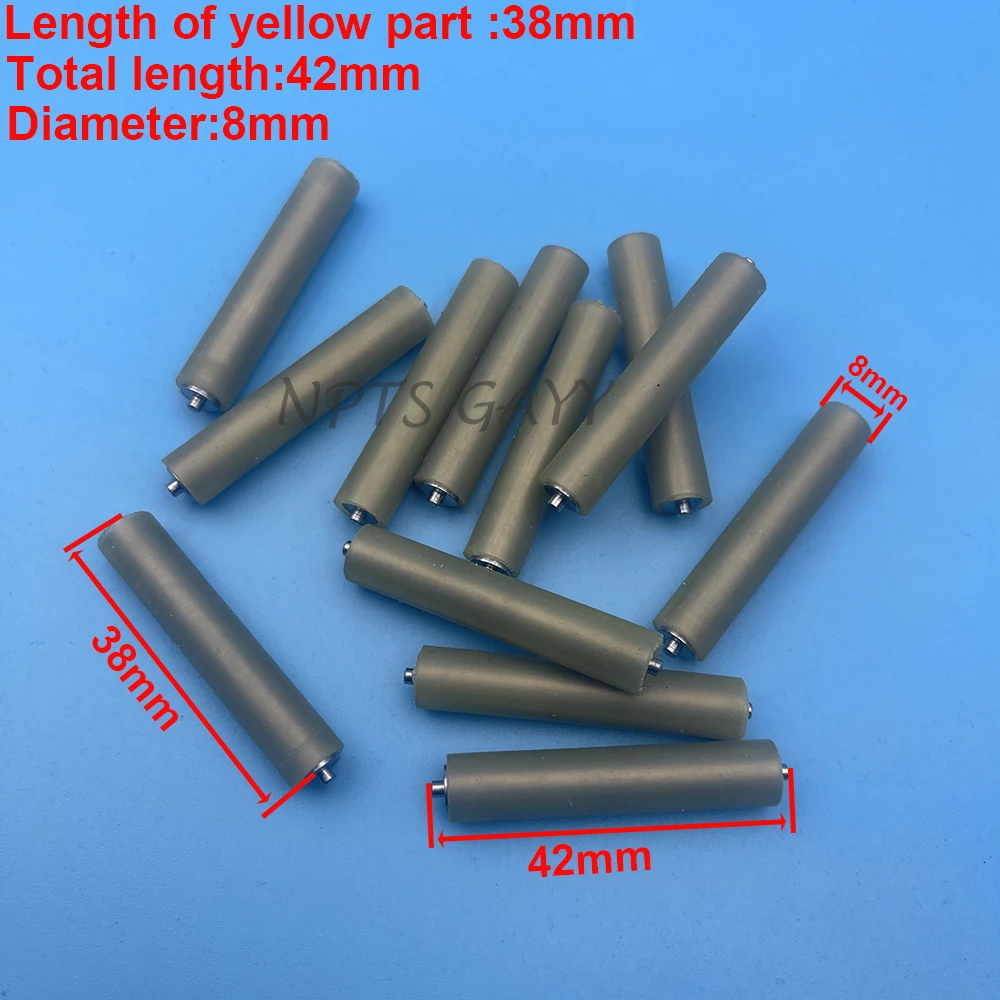 10PCS Pinch Roller for Mutoh valuejet VJ1604E VJ1614 VJ1624 VJ1638 VJ1618 VJ1604 printer plotter paper pressure rubber roller