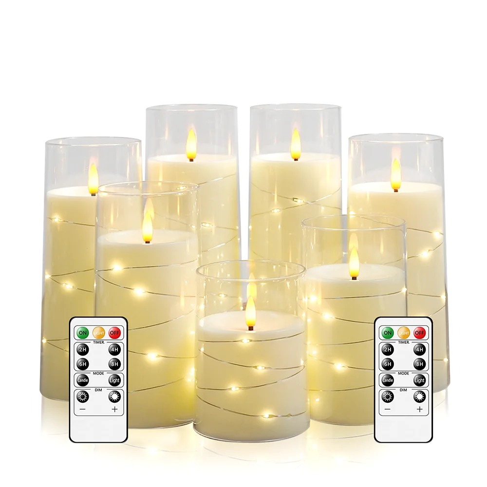 

Remote flicker timing wedding romantic atmosphere Christmas birthday party table home decoration led flameless electronic candle