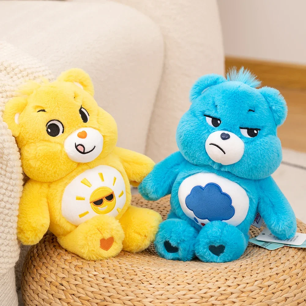 Carebears 22cm Cartoon Plush Toys Happy Wish Sleeping Sunny Bear Soft Stuffed Dolls Home Car Decoration Toys Gift