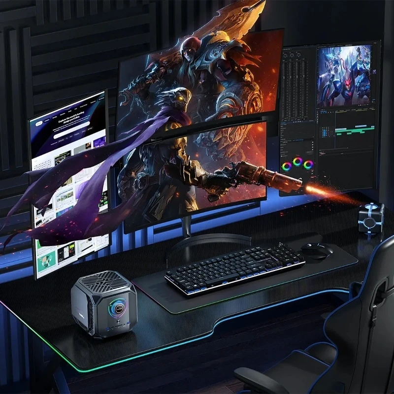 M1a Mini Host 12th Gen Core 12700h/Rtx3070 بطاقة رسومات مخصصة عالية الأداء كمبيوتر ألعاب محمول صغير لسطح المكتب