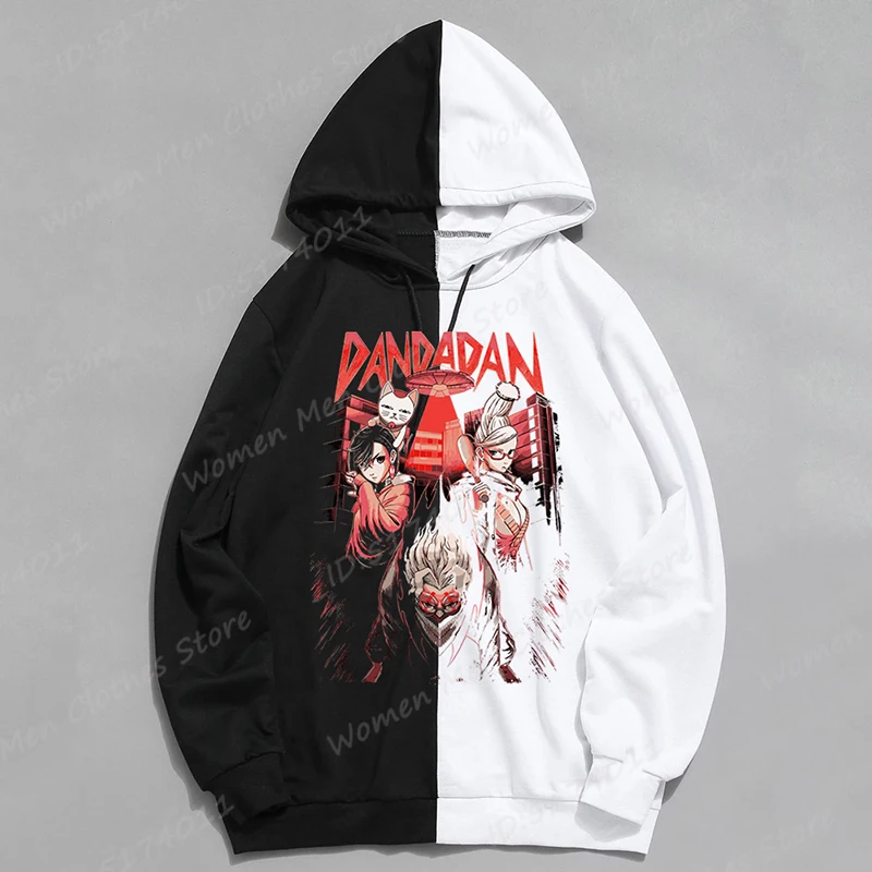 Anime Dandadan Okarun Hoodie Women Men Japan Manga Long Sleeve Streetwear Pullovers Hooded Sweatshirt Harajuku Clothes Tops