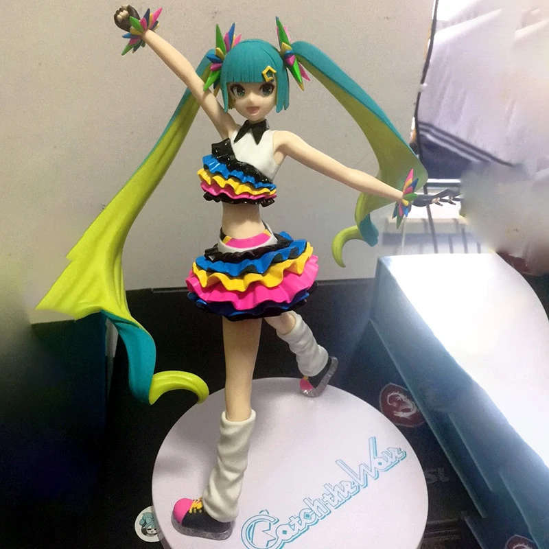 Original Sega Hatsune Miku 1/8 Figure Diva Project Mega39 Catch The Wave Anime Pvc Action Decoration Model Collectible Xmas Gift