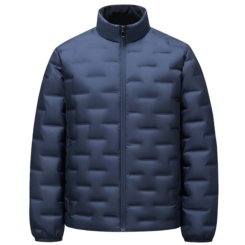 

Lightweight Padded Jaet Men's Winter ex Streetwear Hoodl Stand Collar Coat Du down Filling Warmth Outdoor Ci Casual