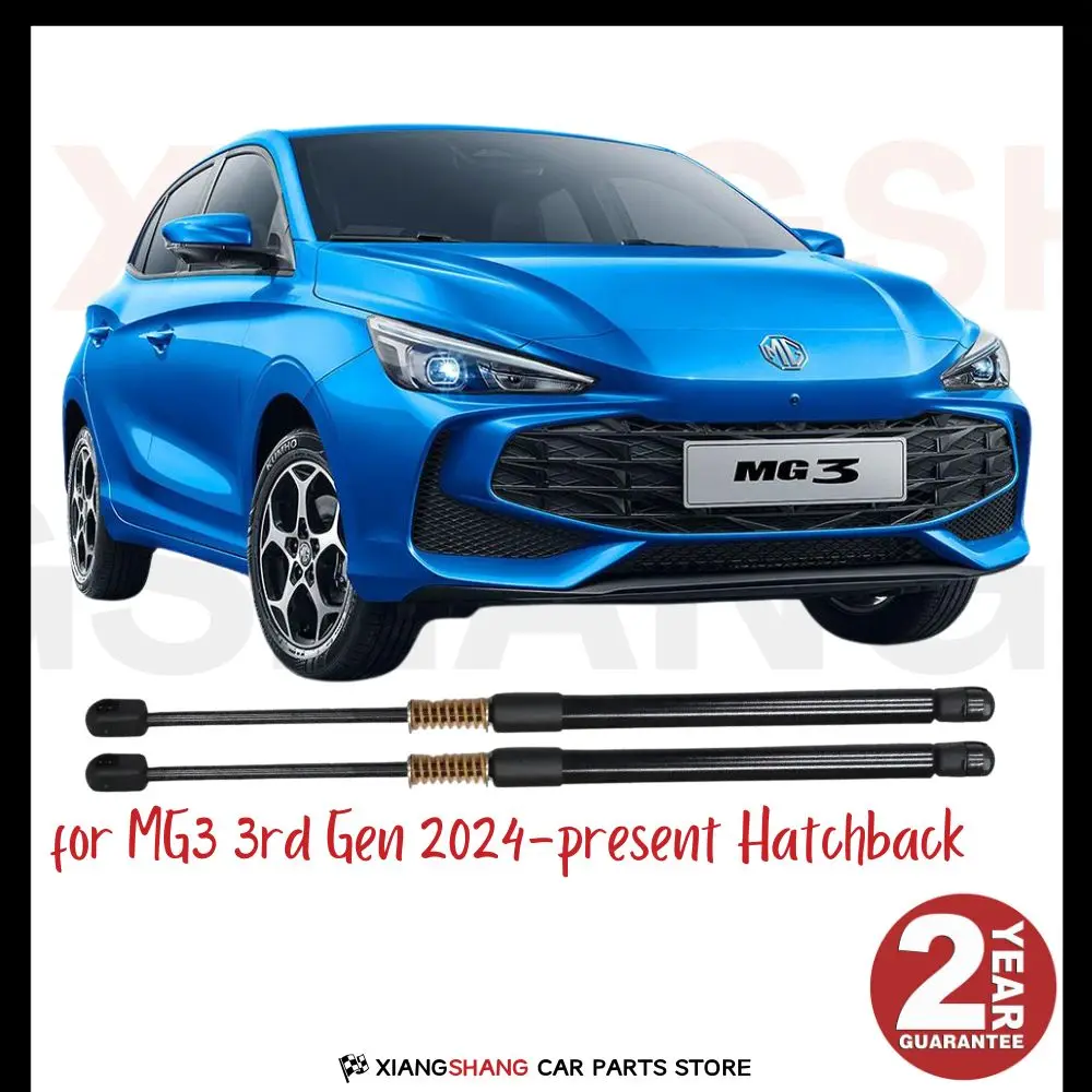 

2pcs Rear Tailgate Damper for MG3 3rd Gen 2024-present Hatchback WITH SPRING Trunk Boot Gas Charged Gas Struts