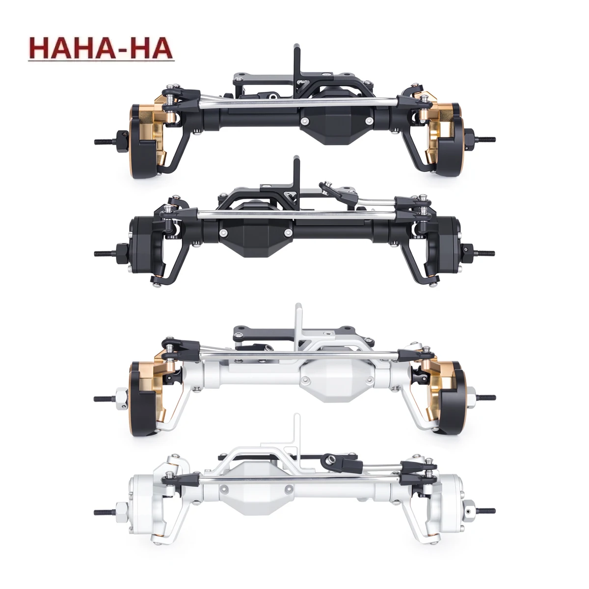CNC Machined Aluminum 4WS Portal Axle Complete Set 1/10 RC Crawler Car Capra UTB LCG Cheater Rigs DIY Upgrade