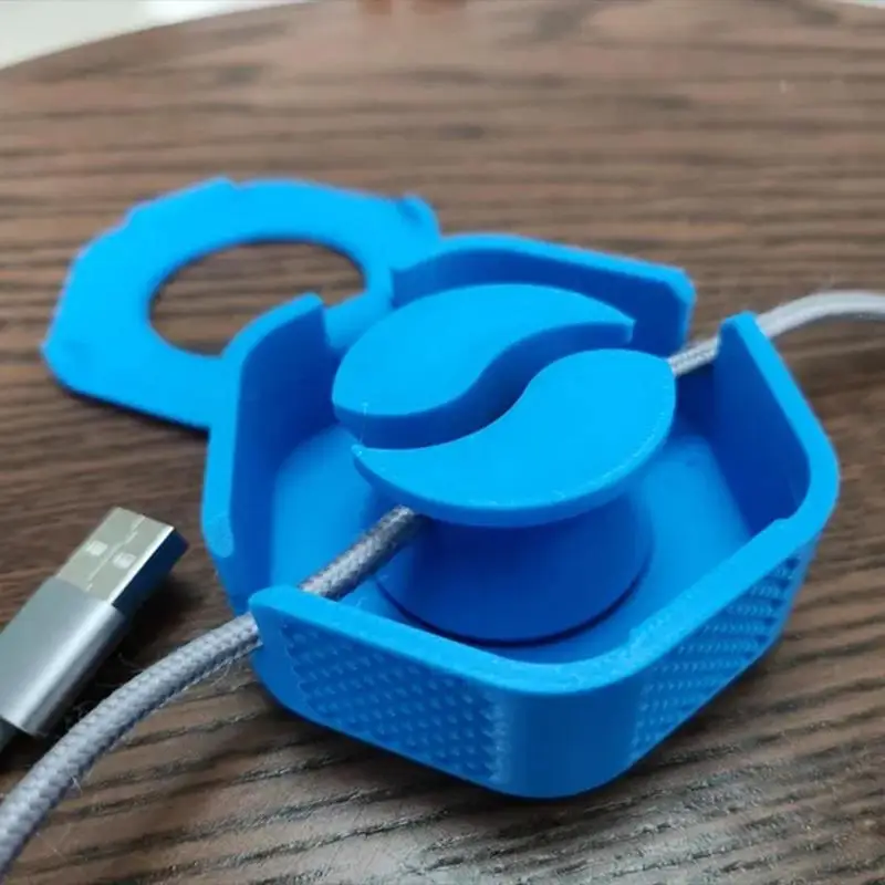 Cable Management Winder Small Phone Charging Cable Organizer 3D Printing Desktop Organization Household Storage Cable Winder