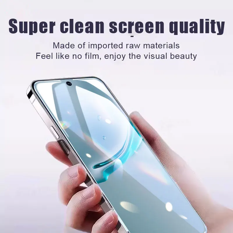 2Pcs Not Glass For xiaomi 14 Ultra 13 Pro 12S Mix 4 Civi 3 UV light curing film For Redmi Note 13 Pro Plus screen protector flim