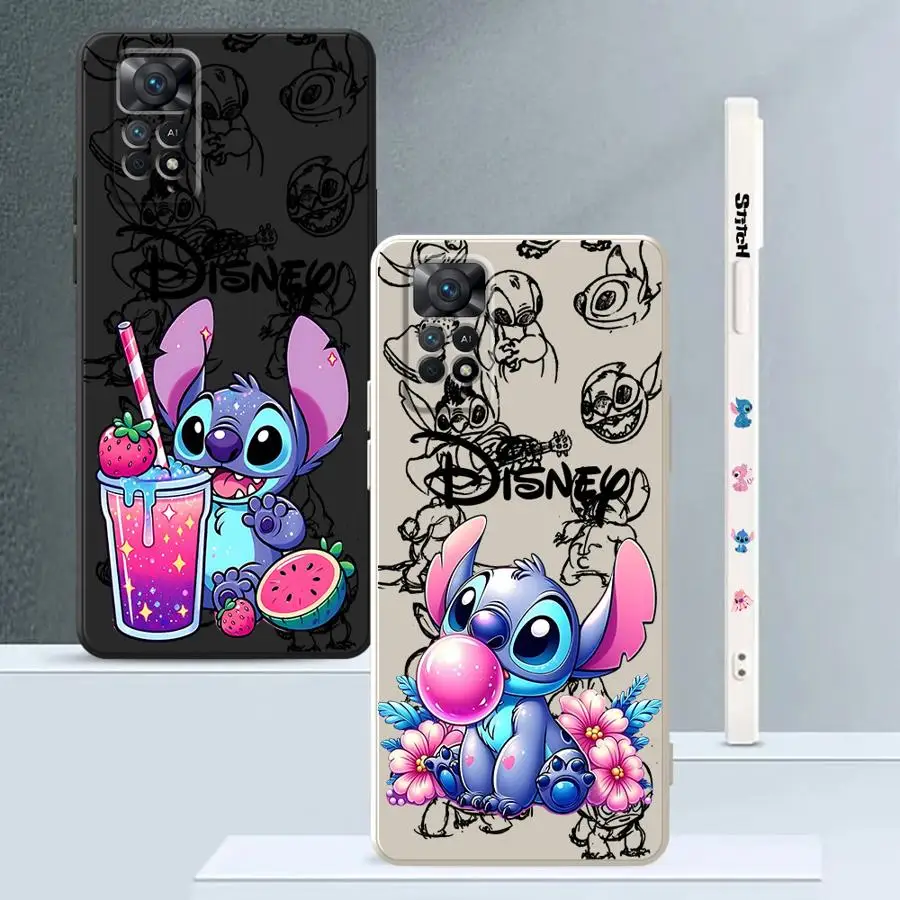 Disney Stitch Phone Case for Redmi Note9 Pro 9S 10 12 13 4G 5G 10S 10Pro 10Lite 11 11S 11Pro 12Pro 13Pro 4G5G 11 12 13ProPlus5G