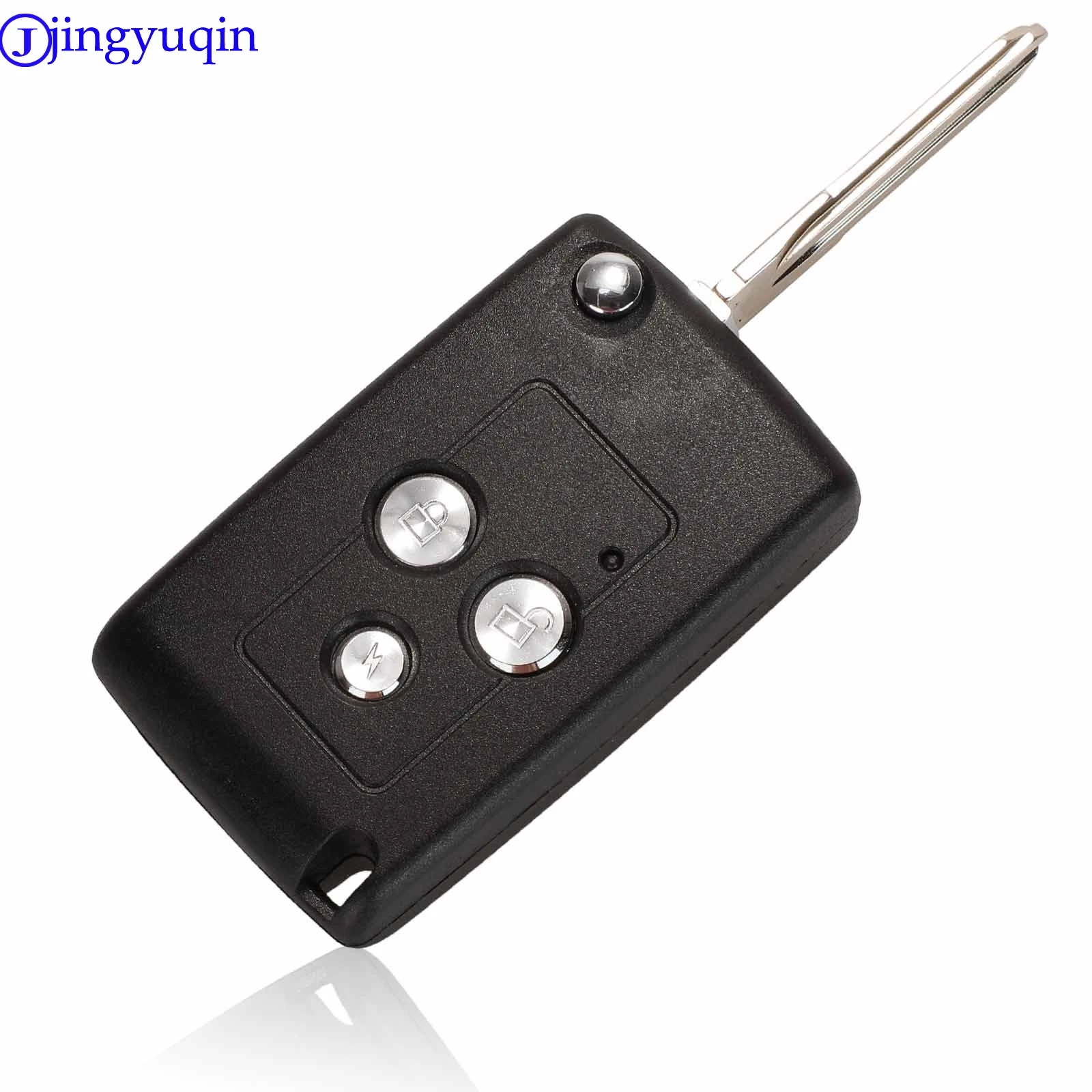 

jingyuqin New Design Modified Flip Folding Car Key Shell For Lada Priora Kalina Remote Case Cover Fob Blank