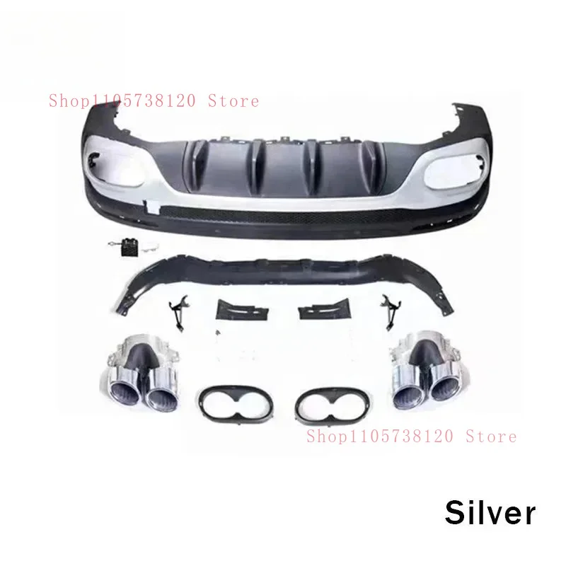 Factory Hot Selling 4 Style Rear Diffuser Lip Kit Muffler Exhaust PP Material GLB Class GLB0 GLB0 GLB0 - - Car Bodykit