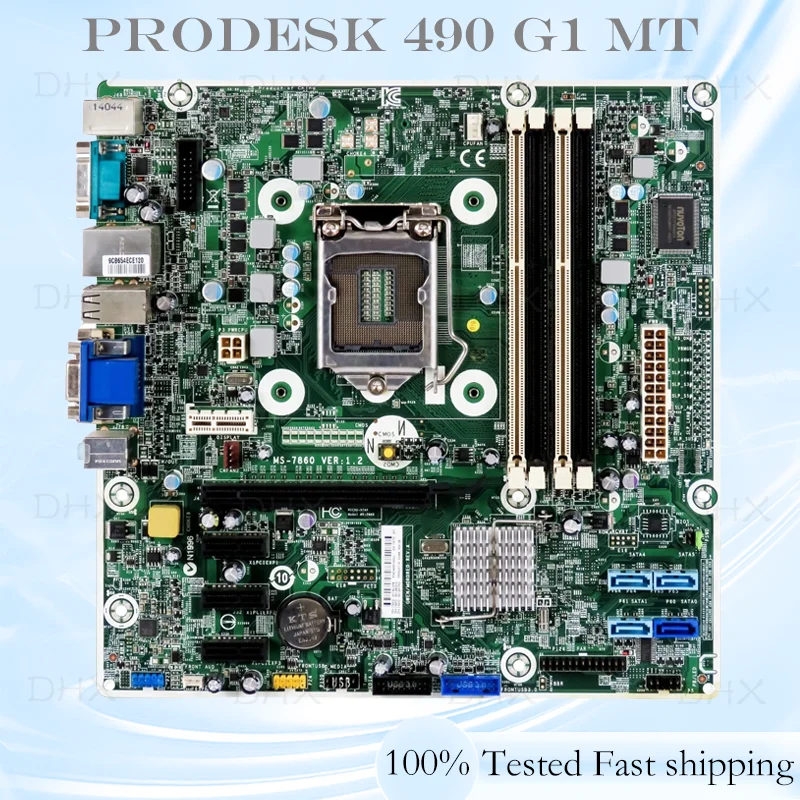 MS-7860 For HP Prodesk 490 G1 MT Motherboard 718412-001 LGA 1150 DDR3 Mainboard 100% Tested Fully Work be Fast shipping DH