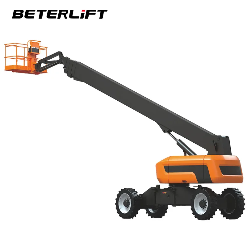 Compartment Building Cleaning Cranes  Trailer Lifting Platform Lift Articulated Boom Lift