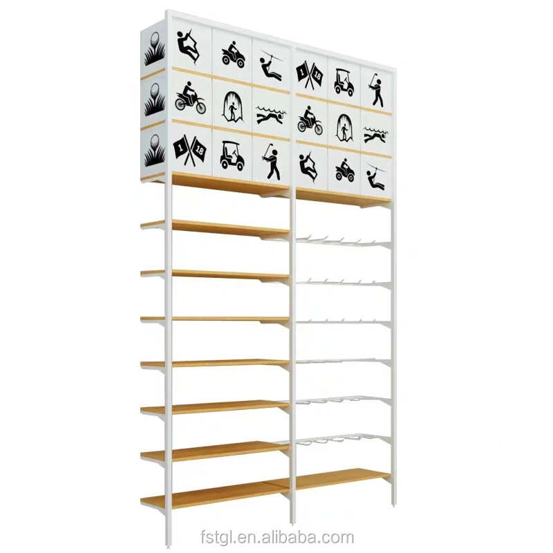 (customized)Miniso style Display Retail Stores Shelf Stand multi-functional display