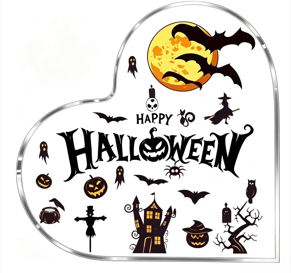 Fall Halloween Acrylic Keepsake Scarecrow Decoration