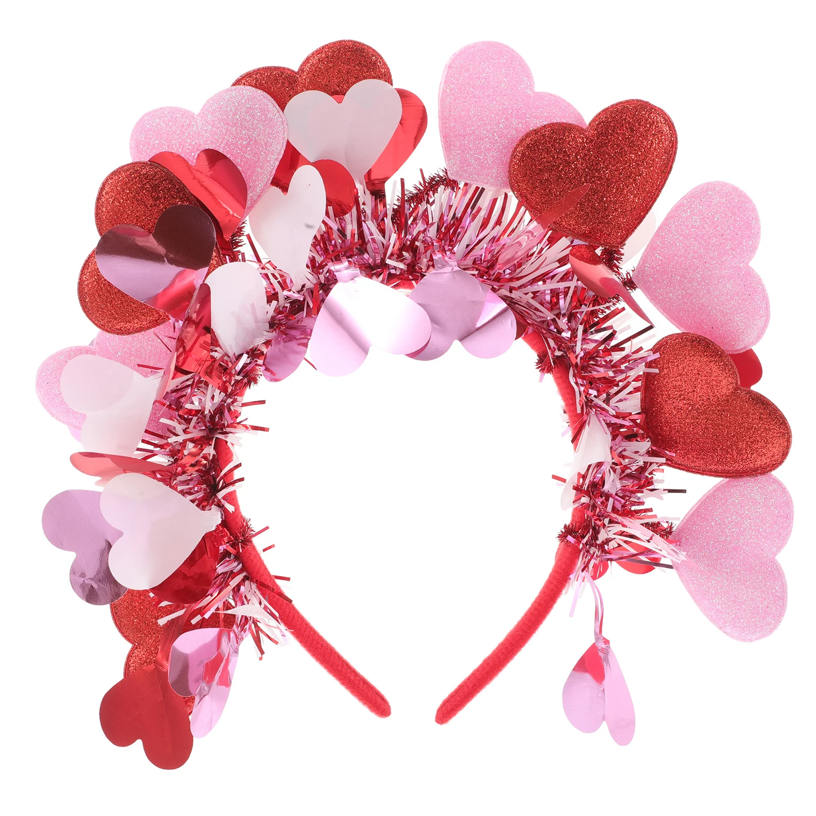 10 قطعة عقال القلب عيد الحب الأحمر الوردي بريق كيوبيد اكسسوارات لحفل زفاف عيد ميلاد الاحتفال القلب رئيس Boppers #3