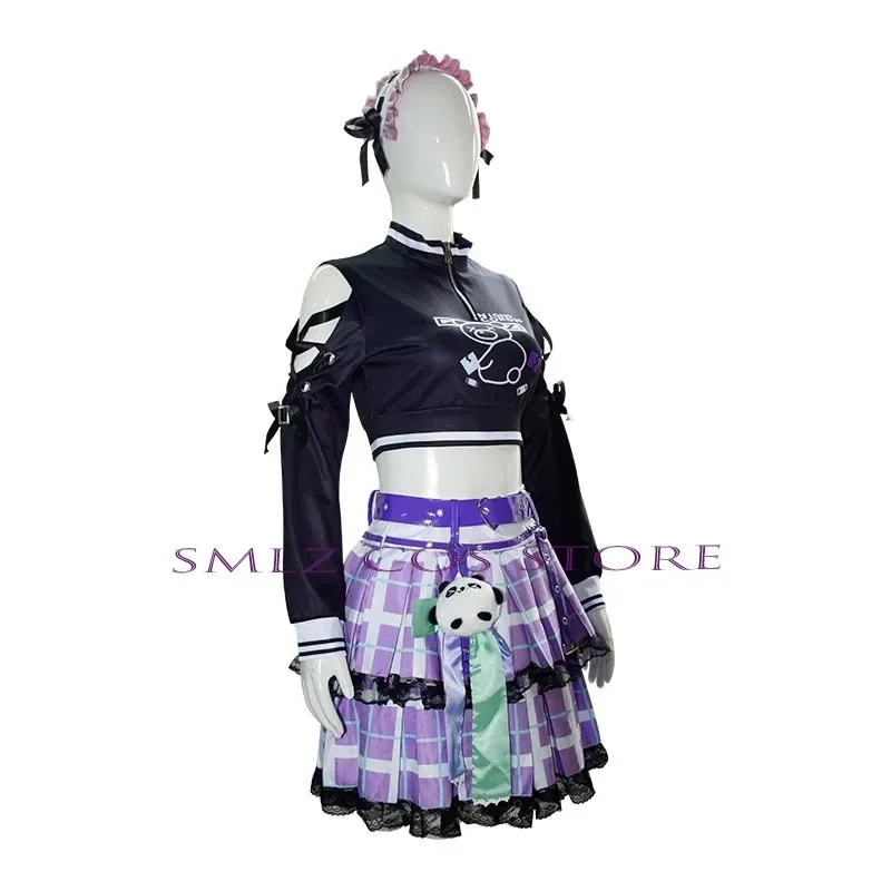 Shinonome Ena Cosplay Anime Project Sekai Kleurrijk Toneelkostuum Uniform Pruik Ena Lolita Jurk Halloween Party Outfit voor Vrouwen