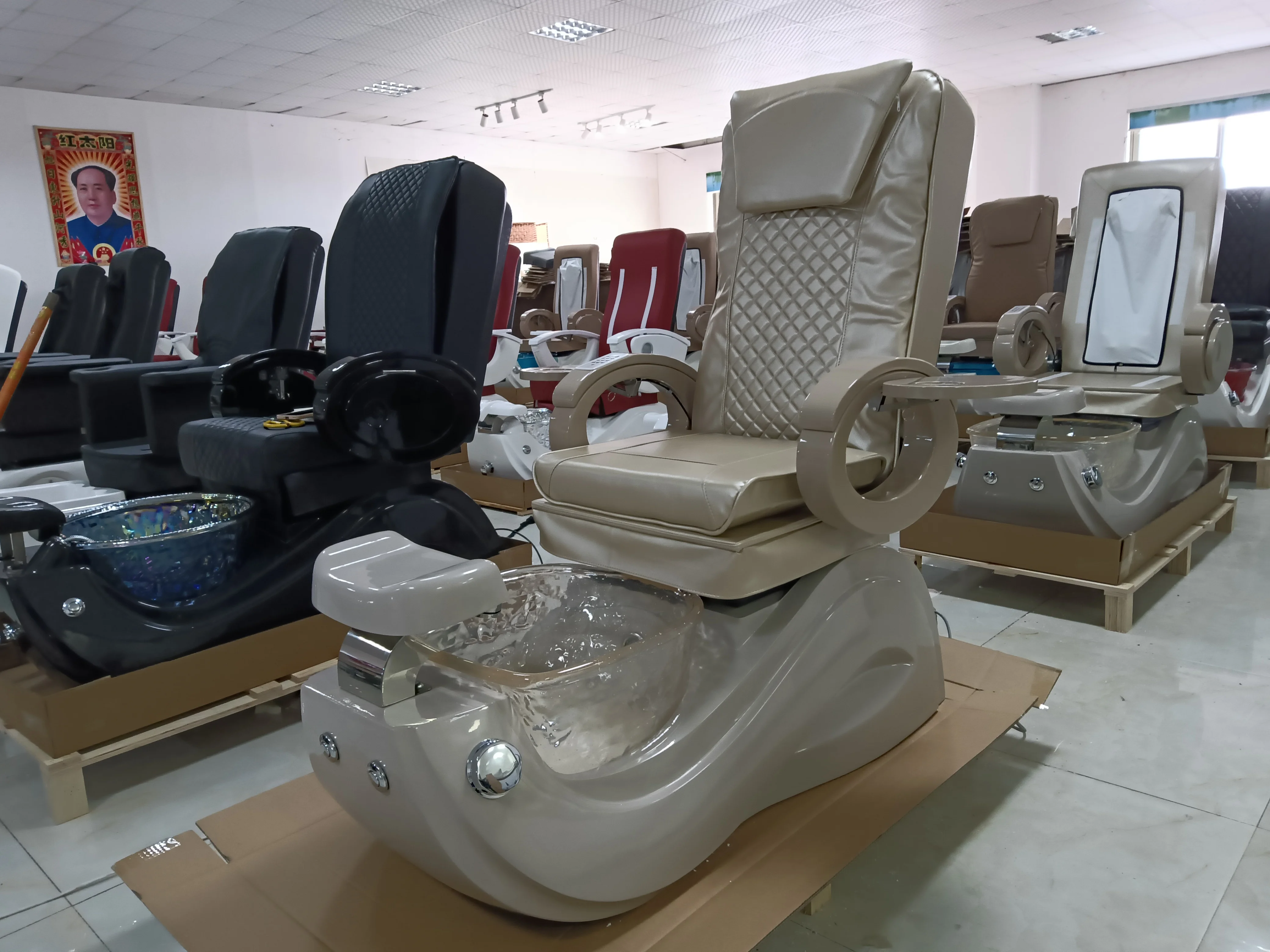 Corona New Arrival Spa Salon Furniture Pedicure Chair Luxury Modern Massage Pedicure Chair