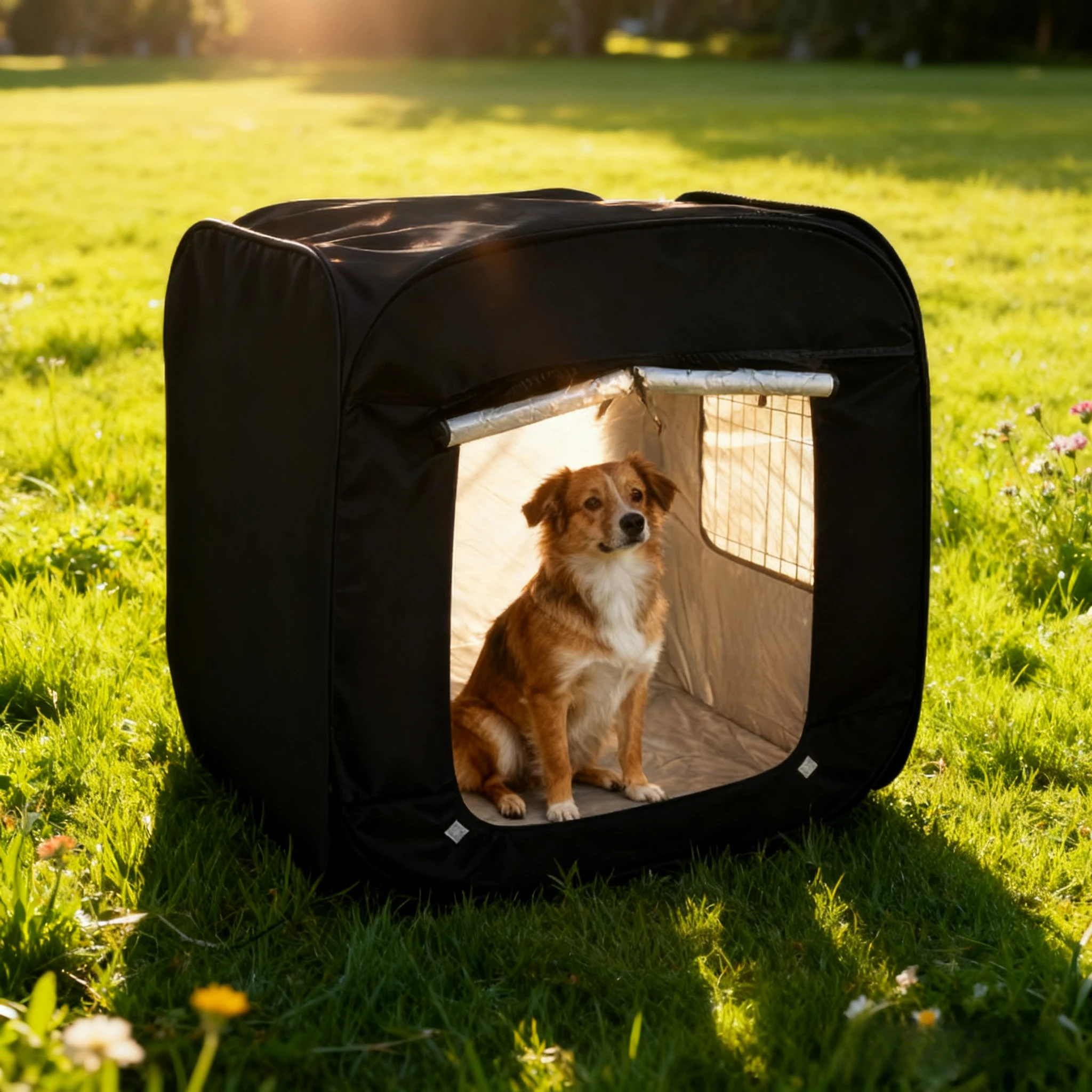 Namiot dla zwierząt 2026, wiatroodporny, nowy, składany, wielofunkcyjny, bardzo duży, sprzęt do tresury, odpowiedni do zabawy w pomieszczeniach/uchronienia przed słońcem na zewnątrz.