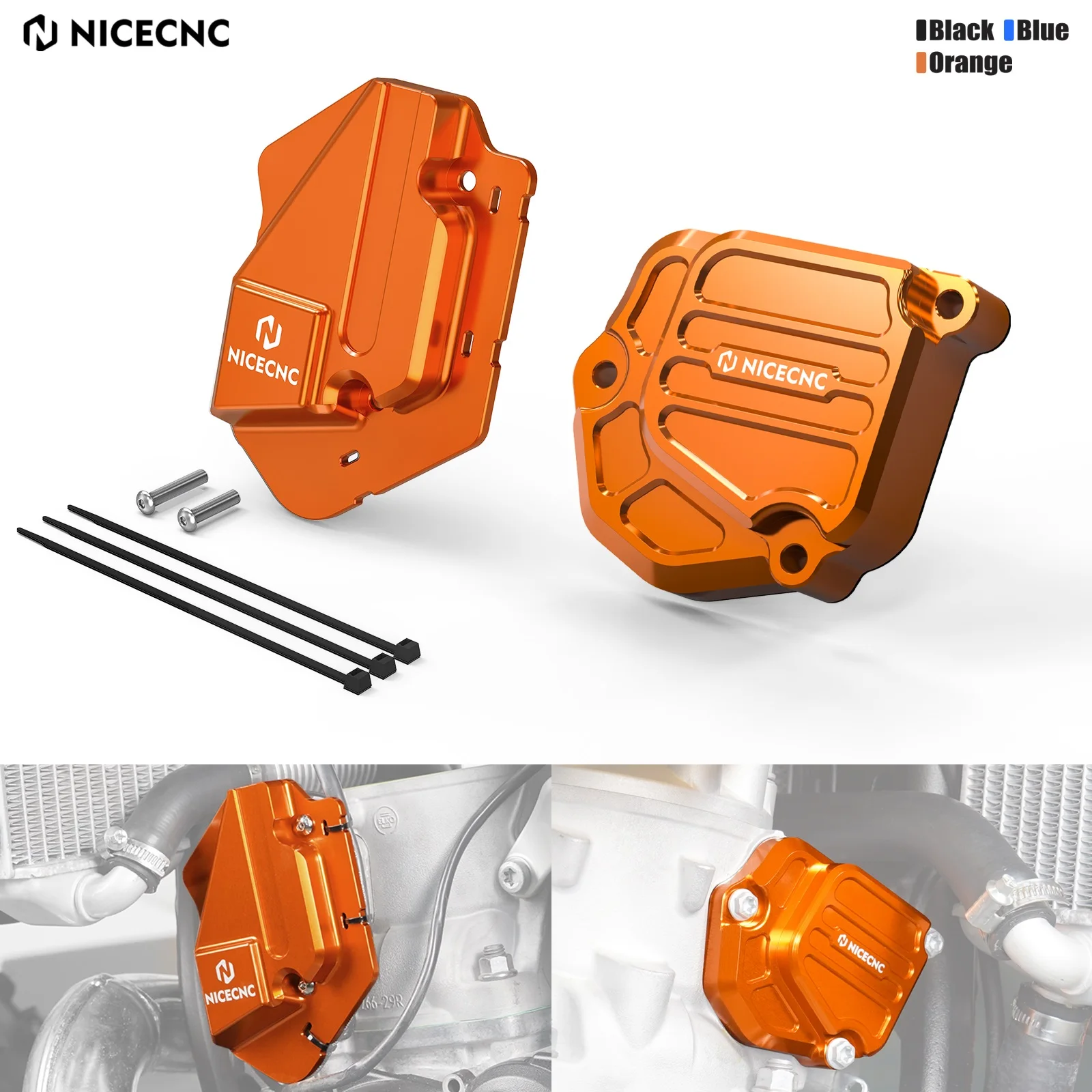 

NICECNC Для 2024 KTM EXC 300 EXC XCW 300 250 XC SX 2023 Мотоцикл Левый Правый Мощный Клапан Защитная Крышка Алюминиевый Протектор Комплект