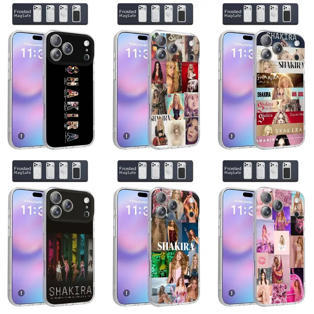 

S-Shakira Album Phone Case For iPhone 17,16,15,14,13,12,11,Pro,Max,Plus,E,Air,Mini Magnetic Magsafe Frosted Clear
