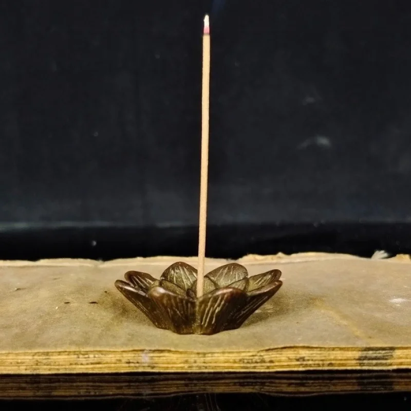 Lotus Stand Tray Holder Incense Stick Sandalwood Burner Home Indoor Ornament