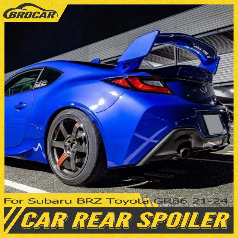 Для Subaru BRZ Toyota GR86 ZN8 ZD8 ZC8 GEN 2 2021-2024 Высококачественный АБС-пластик, белый и черный спойлер, спойлер багажника, крыла