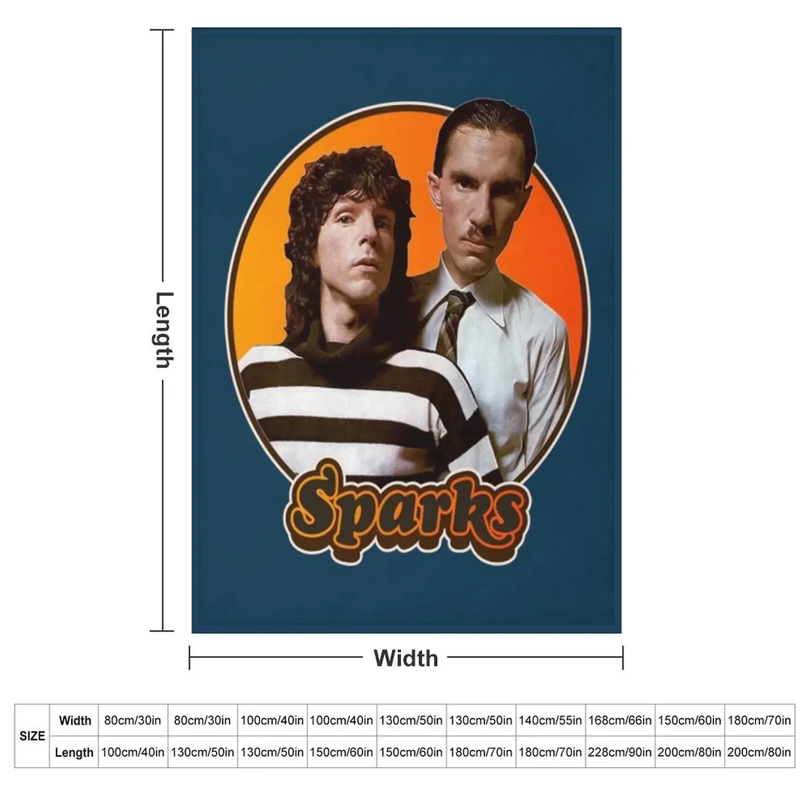 Sparks T-ShirtRetro Sparks Band Tribute Throw Blanket Stuffeds christmas decoration For Decorative Sofa Blankets