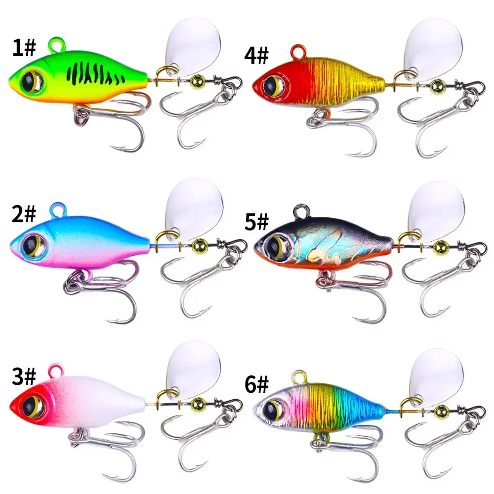 Spinner Aas Metalen Vib Lepel Vissen Lokt Vibratie Chatterbait Roterende Staart Zinkende Jig Aas Voor Bas Forel Wobblers Swimbait