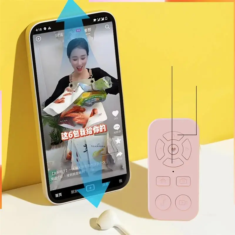 A92Z Drahtlose Bluetooth Mobile Selfie Lazy Instant Musik Video Fernbedienung Handy Bluetooth Controller