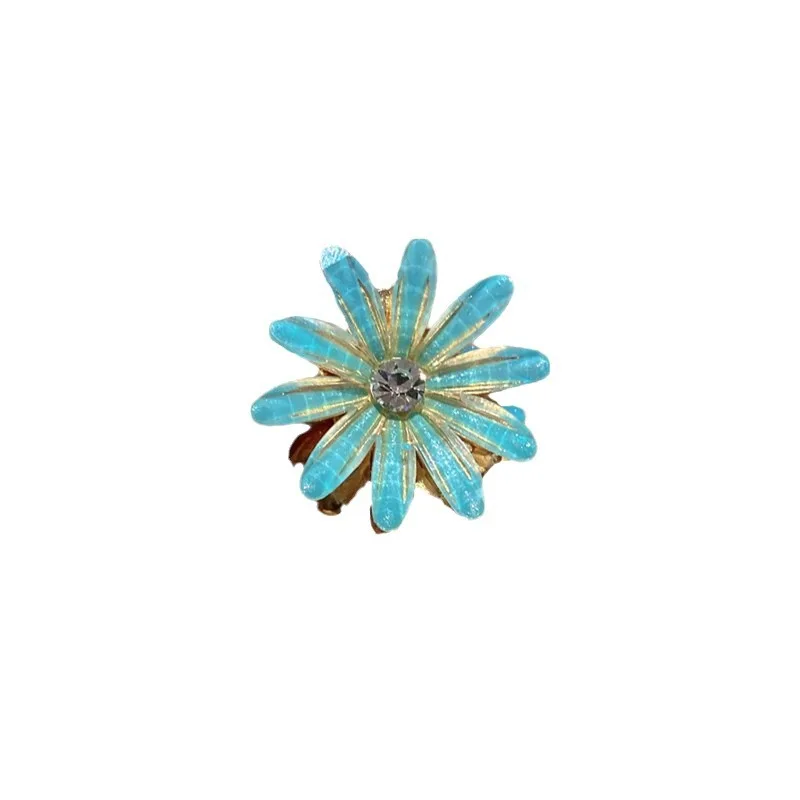 Small Daisy Flower Hair Claw Cute Daisy Hairpins Headwear Romantic Hair Accessories Girl Side Bangs Clip Sweet Hair Clips Headdr